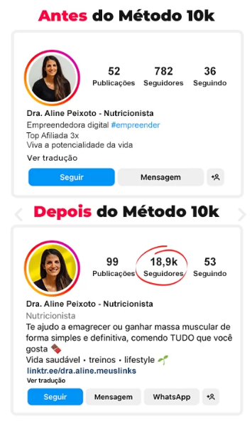 Dra. Aline Peixoto - De 782 para 18.9k seguidores